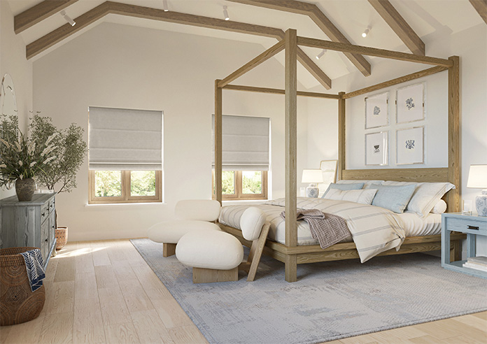 Oleander, Cream - Roman Blind - Image 6